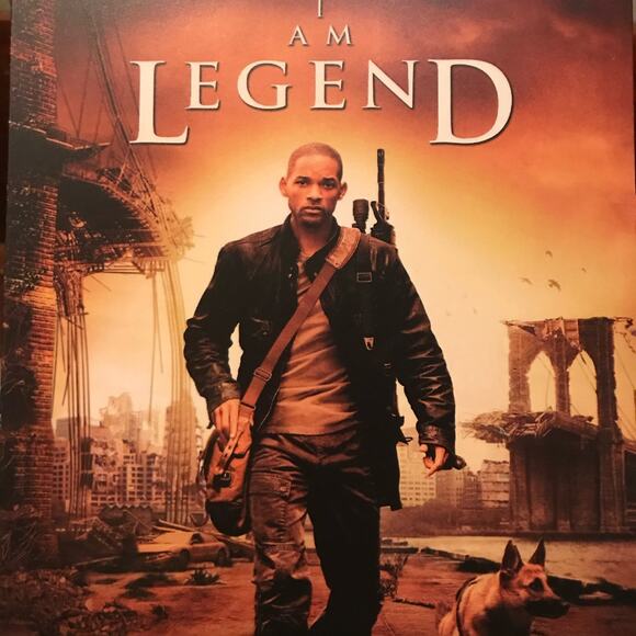 Mini Movie Poster - I Am Legend - Art Home Office Dorm Wall Decor Fits A5 Frame - Picture 2 of 6